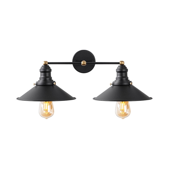 Opviq Conical - 12190 Lámpara de pared Negro y Oro Opviq Conical - 12190 Lámpara de pared Negro y Oro